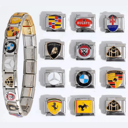 Italian Charm Car Bracelet
